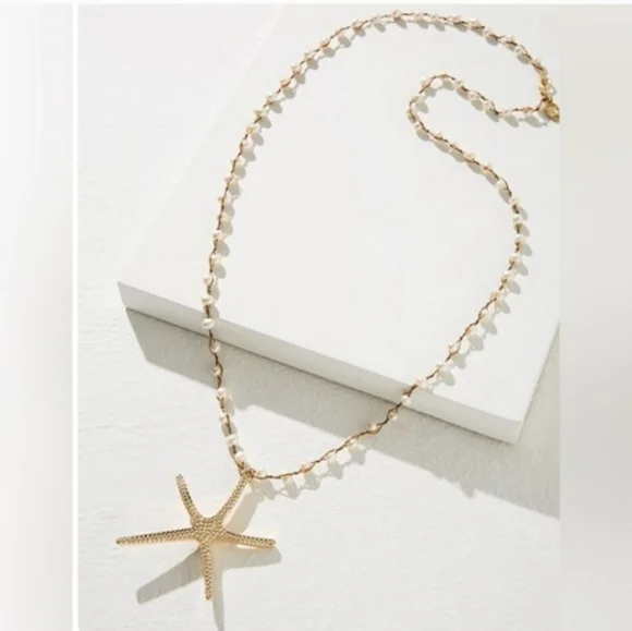 Tommy Bahama Gold Starfish Necklace - Picture 1 of 5